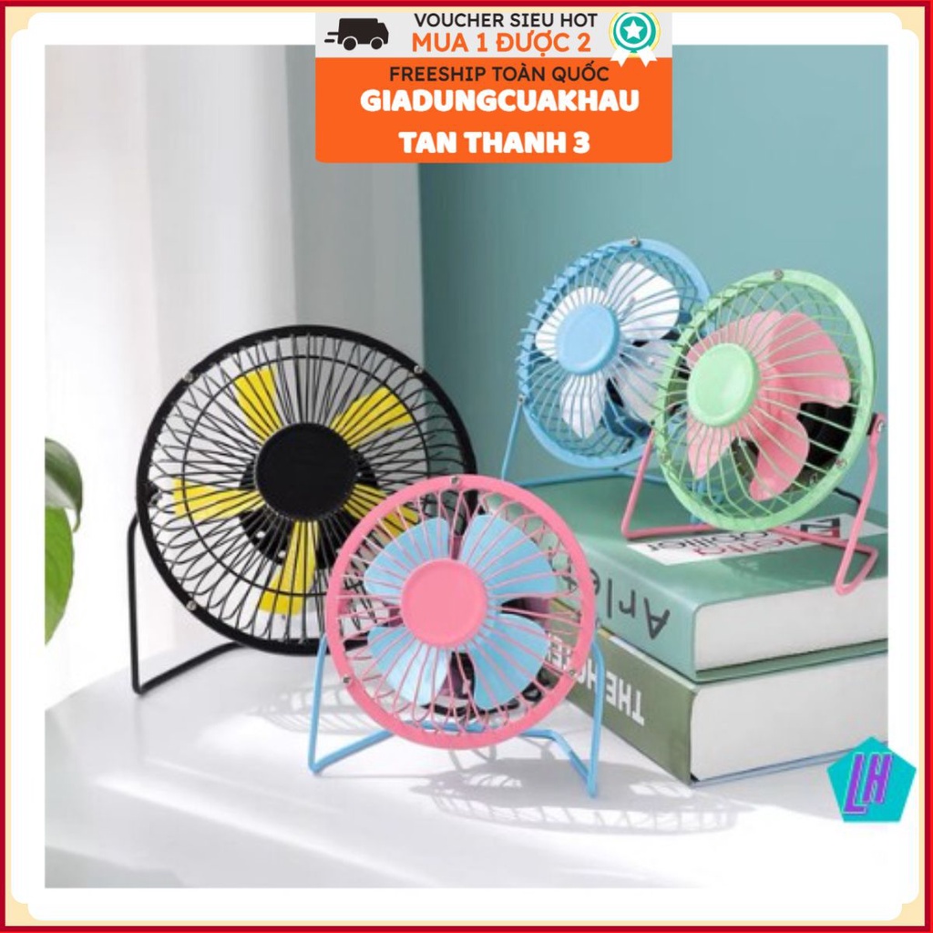Quạt lồng sắt mini để bàn văn phòng 8inch quạt để bàn tích điện USB 🔥𝐠𝐢𝐚𝐝𝐮𝐧𝐠𝐜𝐮𝐚𝐤𝐡𝐚𝐮𝐭𝐚𝐧𝐭𝐡𝐚𝐧𝐡𝟑🔥