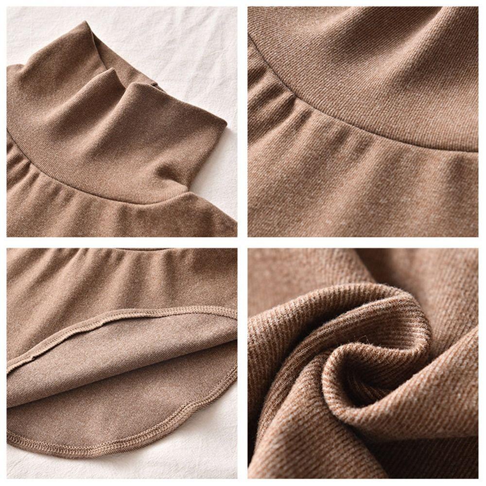 Yve Khăn Choàng Cổ Dệt Kim Chống Gió Có Thể Tháo Rời Thời Trang