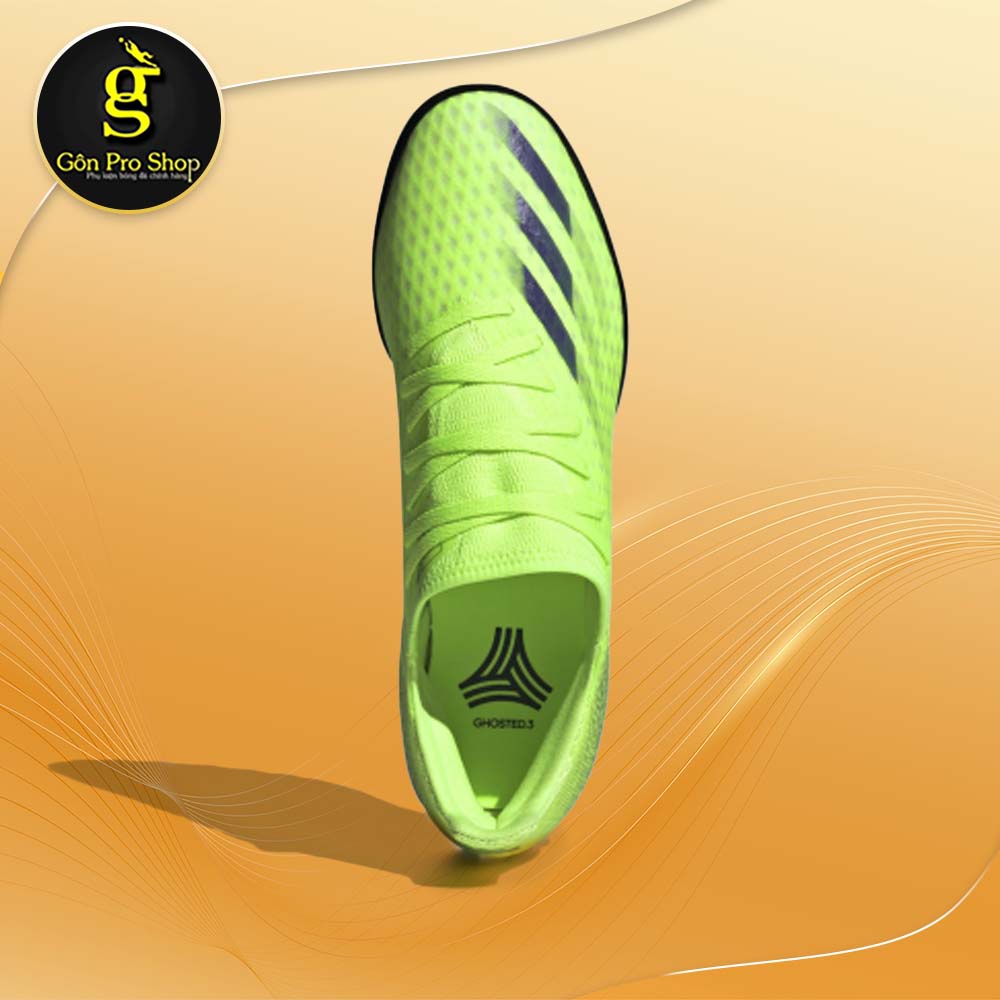 GIÀY BÓNG ĐÁ CHÍNH HÃNG - X GHOSTED.3 TF J XANH CHUỐI - GIÀY BÓNG ĐÁ SÂN CỎ NHÂN TẠO