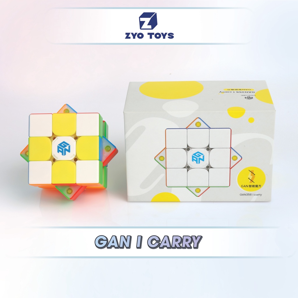 Rubik 3x3x3 Gan I Carry Kết Nối Bluetooth- Gan 356i Thông Minh Kết Nối Điện Thoại Có Nam Châm- Zyo Toys