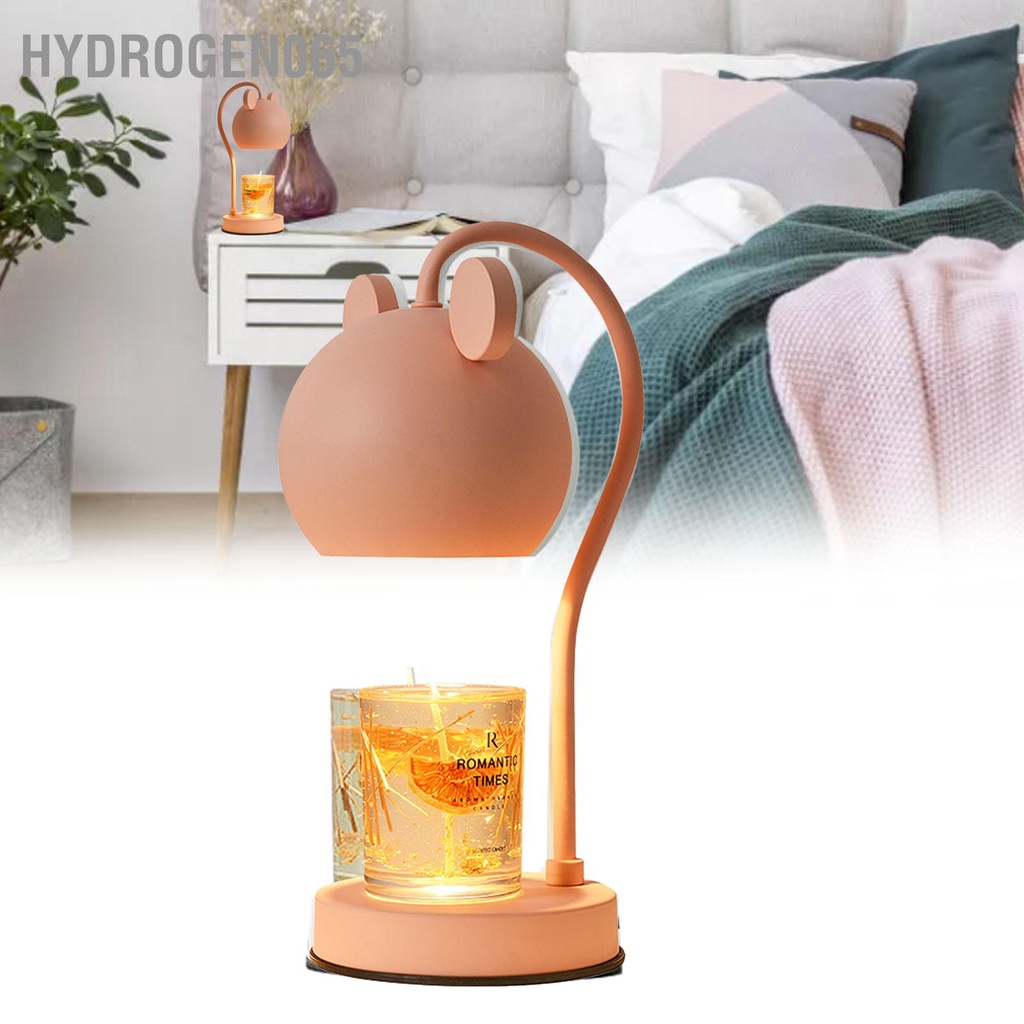 Hydrogen065 Nến Thơm Đèn Có Thể Điều Chỉnh Mờ Sắt Hiện Đại Điện Dễ Thương Cho Bàn Làm Việc