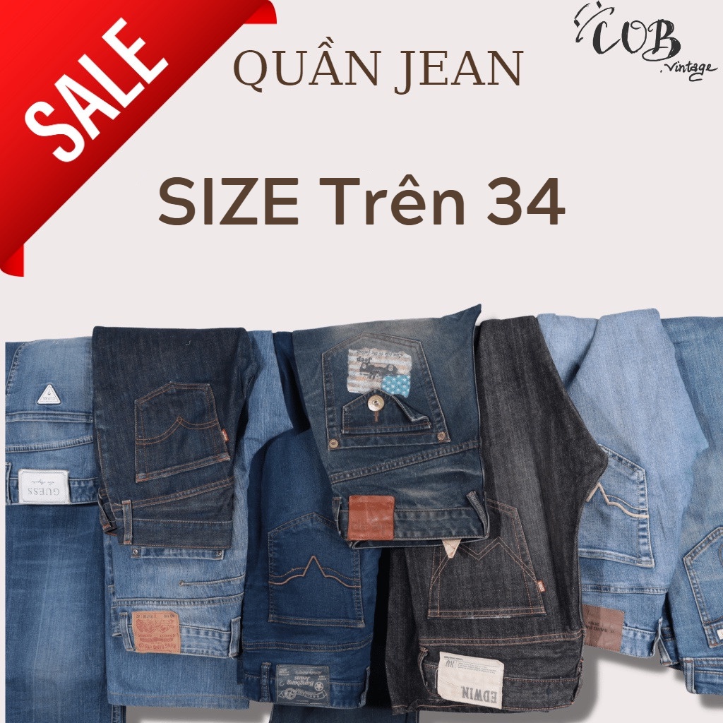 Quần Jean basic - secondhand  -  - casual, vintage, streetwear