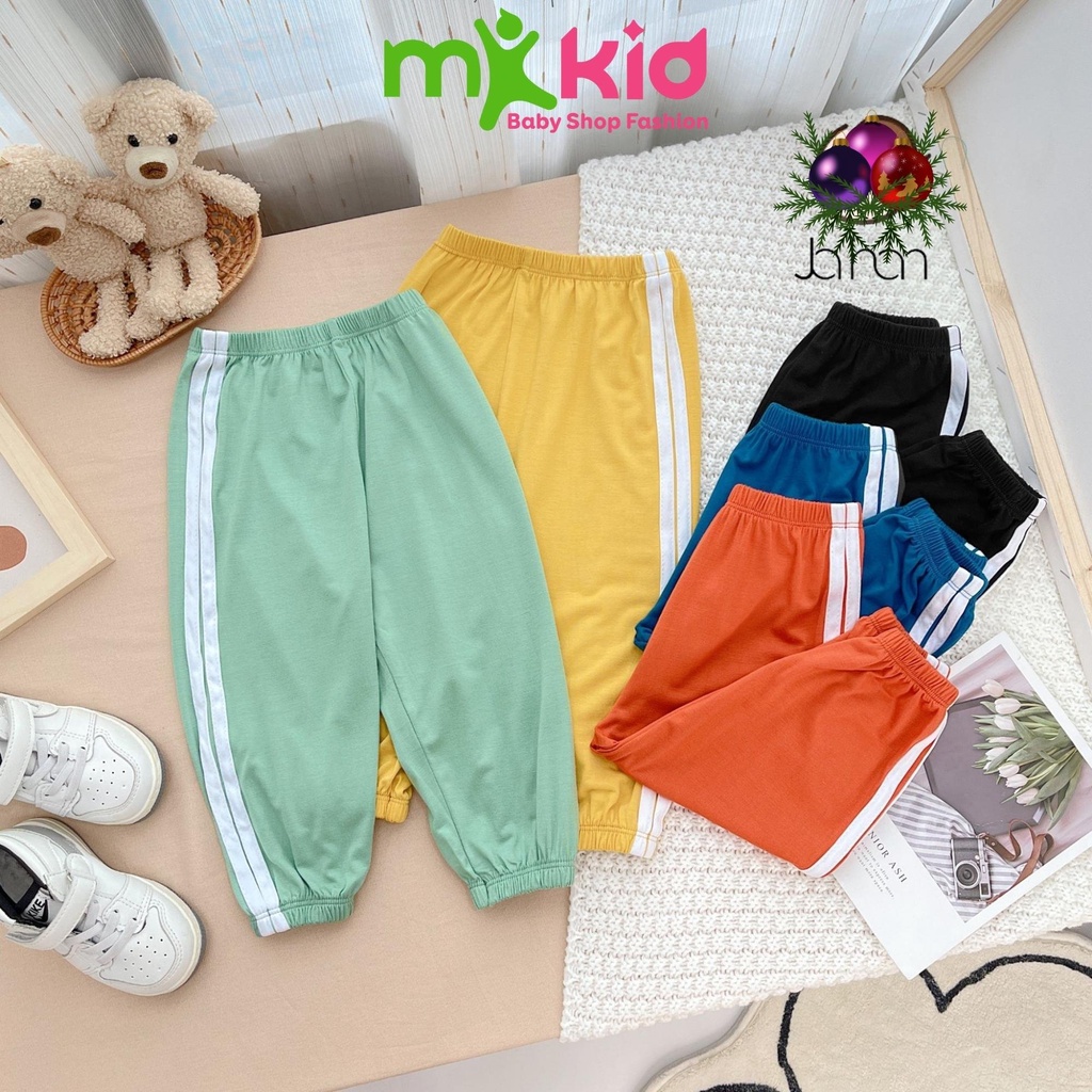 Quần Dài Cho Bé Trai Bé Gái 7-26KG , Phong Cách Thể Thao Năng Động cho bé chất thun lạnh mềm mát