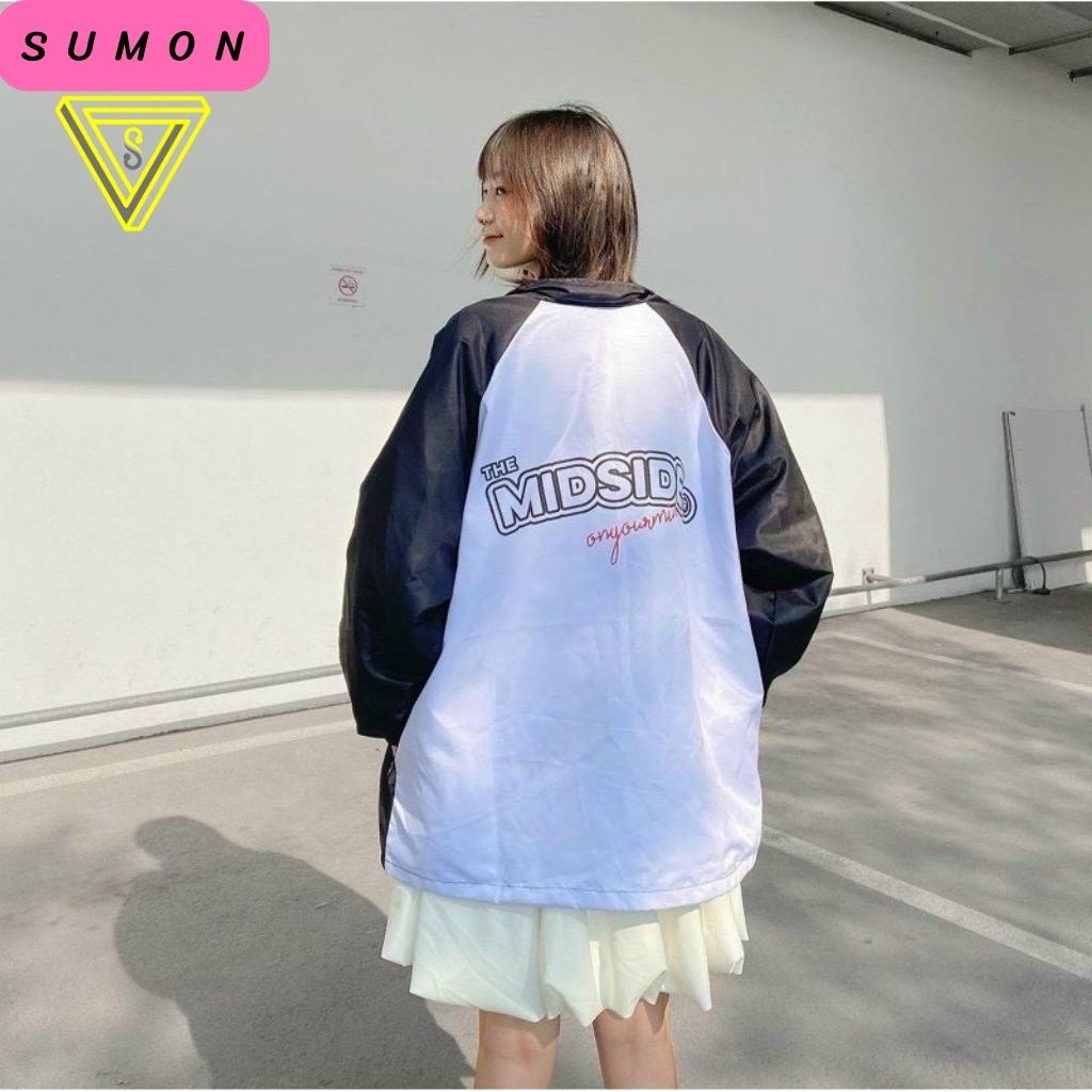 Áo Khoác Dù 2 Lớp TMS.MIDSIDE Cặp Đôi nam/nữ phong cách Hàn Quốc Unisex Form Rộng Jacket Ulzzang - Sumon Shop | BigBuy360 - bigbuy360.vn