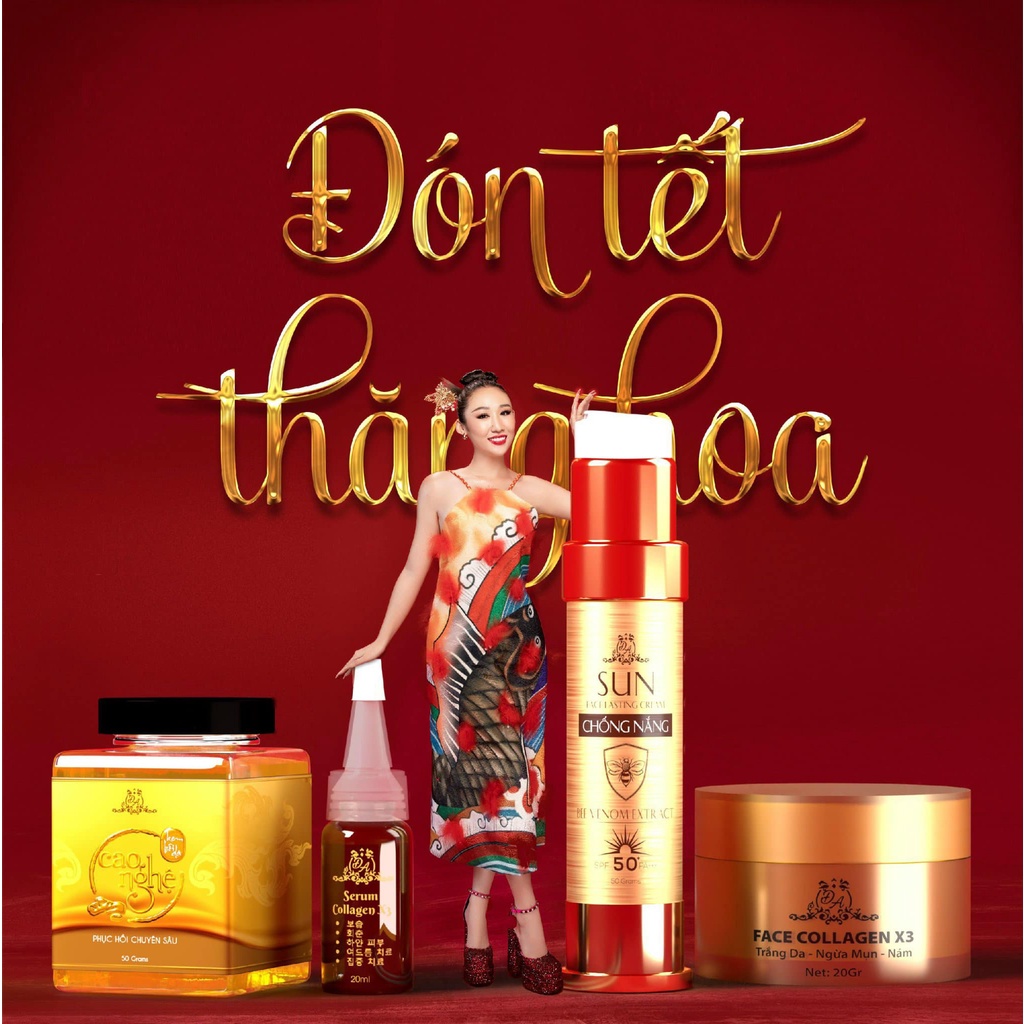 Bộ combo kem face collagen X3 Nguyễn Huỳnh Như