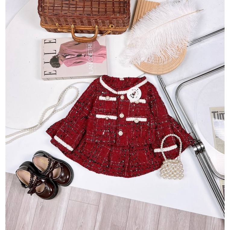 Set dạ bé gái 8-22kg