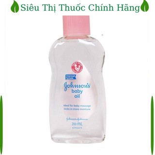 Dầu mát xa dưỡng ẩm Johnson's baby oil  50ml h h