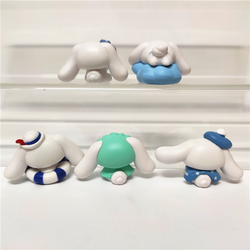 Set 1 5 Mô Hình Nhân Vật Hoạt Hình Sanrio Cinnamoroll Trang Trí Bánh Kem Sinh Nhật PG1