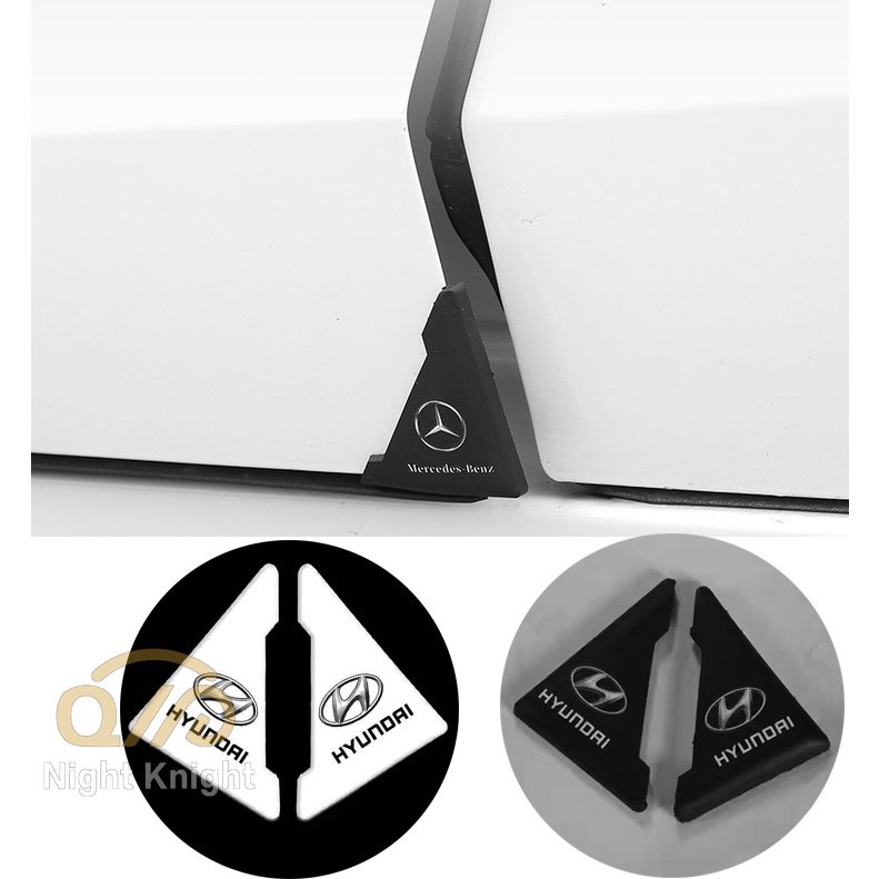 Bộ 2 Miếng Dán Góc Cửa Xe Hơi Chống Va Chạm Chống Trầy Trang Trí Cho Hyundai Grand Accent Elantra