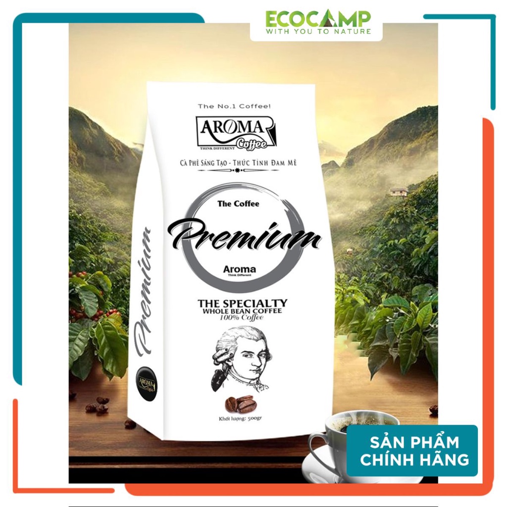 Combo 1 kg [ 2 Gói 500Gr ] Premium  _  Cà Phê Pha Phin Aroma Coffee