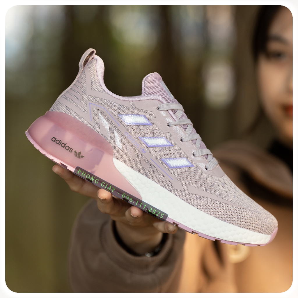 Giày Sneaker Nữ Giày Thể Thao Nữ A59 Màu Hồng - Fullbox