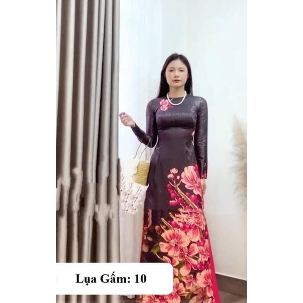Áo dài lụa gấm