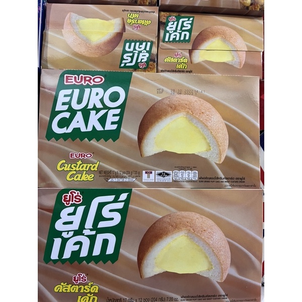 HOT LIKE Bánh Trứng Thái Lan Euro Cake Hộp 204g