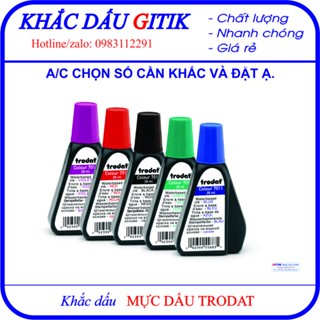 Mực dấu Trodat chính hãng Stamp ink 7011 28ml