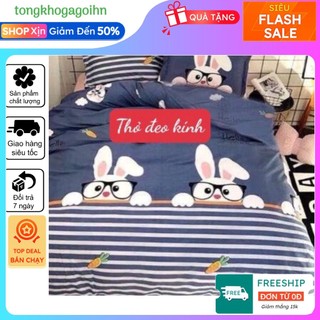 Ga gối trải giường poly cotton 1m4,1m5,1m6