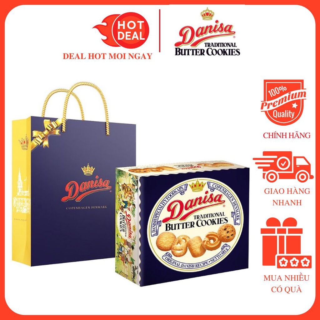 Bánh Quy Bơ Danisa 681G Chính Hãng