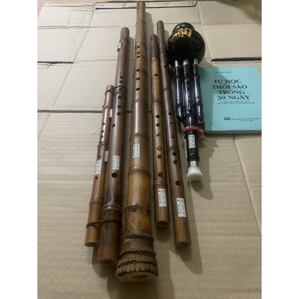 Sáo Mèo Kép, Tiêu Gốc Trúc, Sáo Ngang