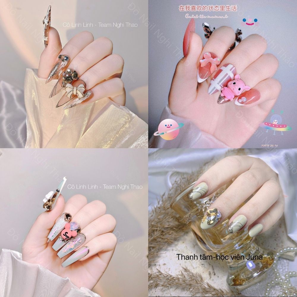 Móng úp tay nhám JELIVA B hộp 500 móng