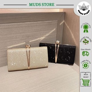 Túi Cốp Clutch Nữ Cầm Tay Đi Dự Tiệc Cưới Lấp Lánh , Ví Bóp Tiểu Thư Sang Chảnh Kim Sa Thời Trang Cao Cấp