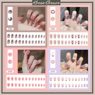  SET 24 MÓNG GIẢ ĐÍNH ĐÁ SANG CHẢNH - Tặng dũa kèm keo