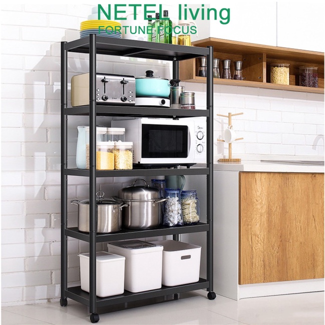 NETEL Kệ để đồ Kệ nha bep Kệ lò vi sóng inox Kệ lò vi sóng Khung thép Kệ