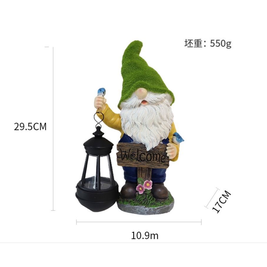 Đèn trang trí sân vườn sử dụng năng lượng mặt trời cao 30 cm- trưng bày hoặc quà tặng lưu niệm