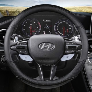Vỏ Bọc Vô Lăng Xe Hơi Hyundai i30 Creta Tucson ix35 ix25 Solaris Elantra Santa Fe Kona i40 Palisade