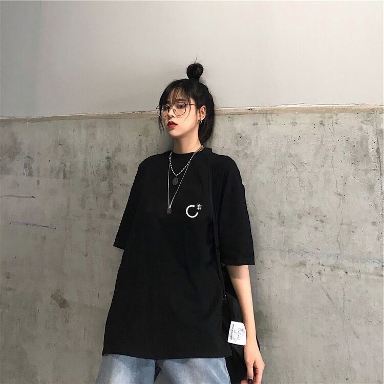 Áo thun tay lỡ CRAW phông unisex nam nữ vải coton mềm mịn, co dãn Oversize form rộng - 0048