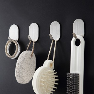 MIẾNG THÉP INOX Móc treo đồ dán tường gạch men, kính, đá keo dán 3M cường lực siêu dính