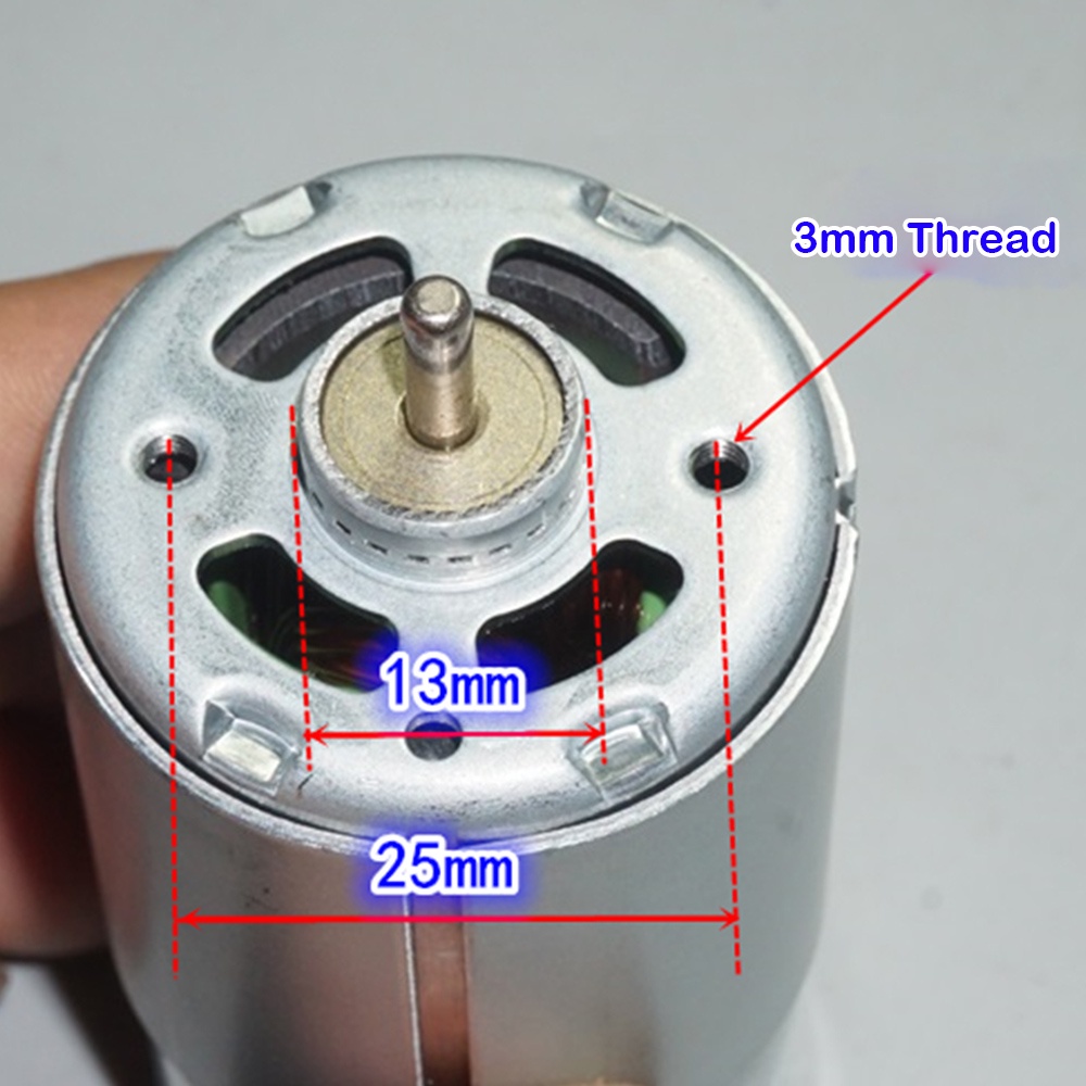 Động Cơ Điện Mabuchi RS-550VC-7525 DC 5V 12V 14V 7200RPM-21000RPM 550 Tốc Độ Cao Cho Mô Hình