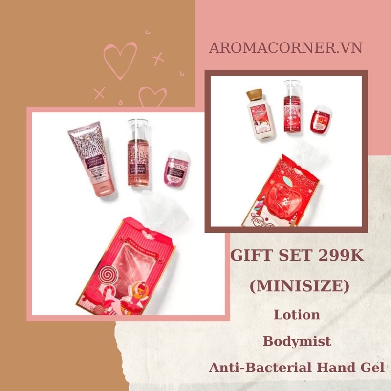 Sữa tắm, xịt thơm body, kem dưỡng body Bath&BodyWorks