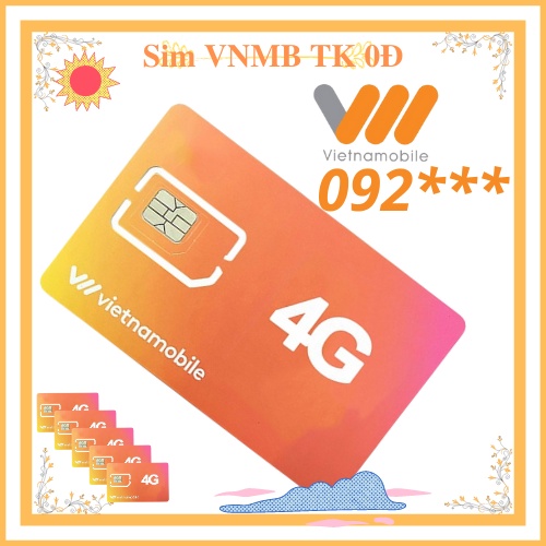 [ VIETNAMMOBILE] SIM VNMB đầu 092 dùng để nghe gọi