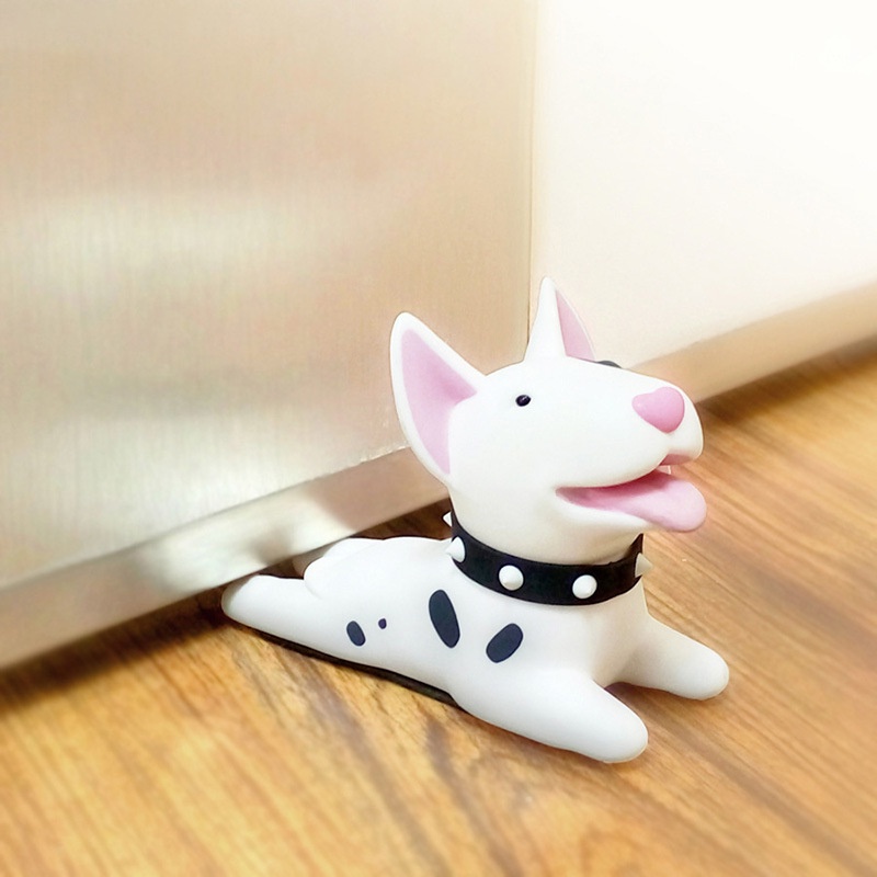 Giá Đỡ Chặn Cửa Bằng PVC Cứng Hình Động Vật / Chó / Mèo Dễ Thương