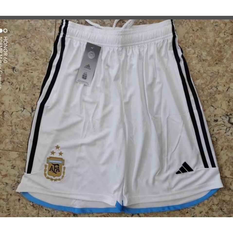 Quần Short Đá Bóng 3 Sao Đội Tuyển Argentina Mùa Giải 2022 2023