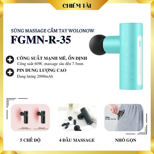 Súng massage cầm tay WOLONOW FGMN-R-35