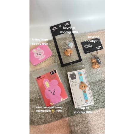 móc khoá BT21