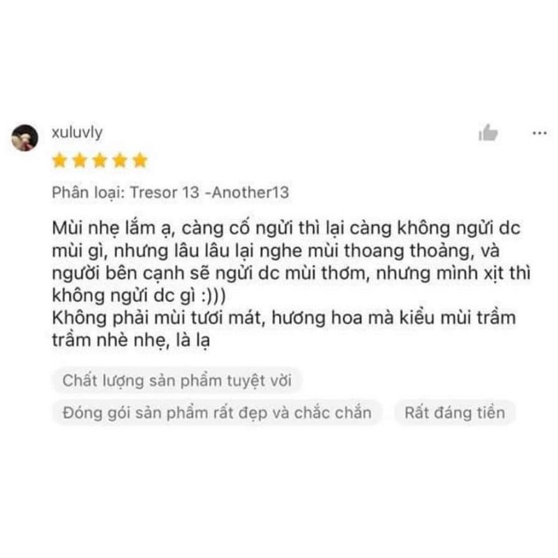 NƯỚC HOA TRESOR 13  I THE KRAFF VN