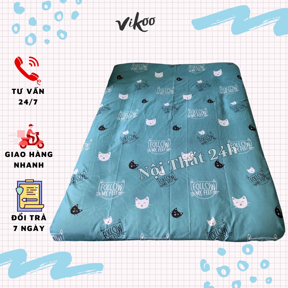 Drap Bọc Nệm 2 Mặt Có Khóa Kéo, Áo Đệm Size 1m x 2m, 1m4 x 2m, 1m6 x 2m, 1m8 x 2m