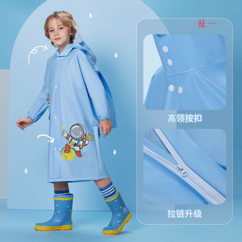 Áo Mưa Họa Tiết Hoạt Hình Xinh Xắn Dành Cho Bé