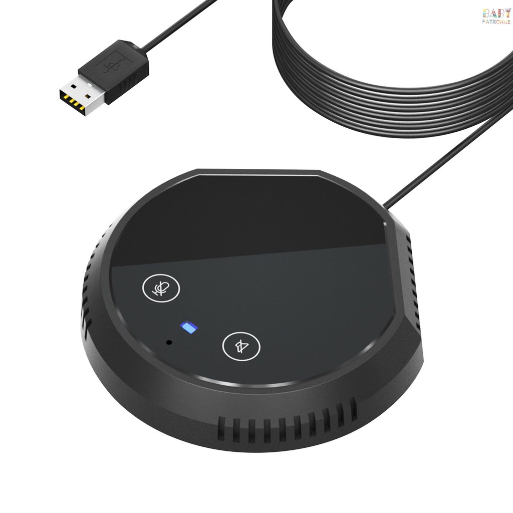 Micro USB Để Bàn Xoay 360 Độ Tiện Dụng° Micro Cảm Ứng Đa Hướng Cắm & Play PC Hỗ Trợ Loa Máy Tính Nút Cảm Ứng Không Gây Tiếng Ồn Tương Thích Vớ