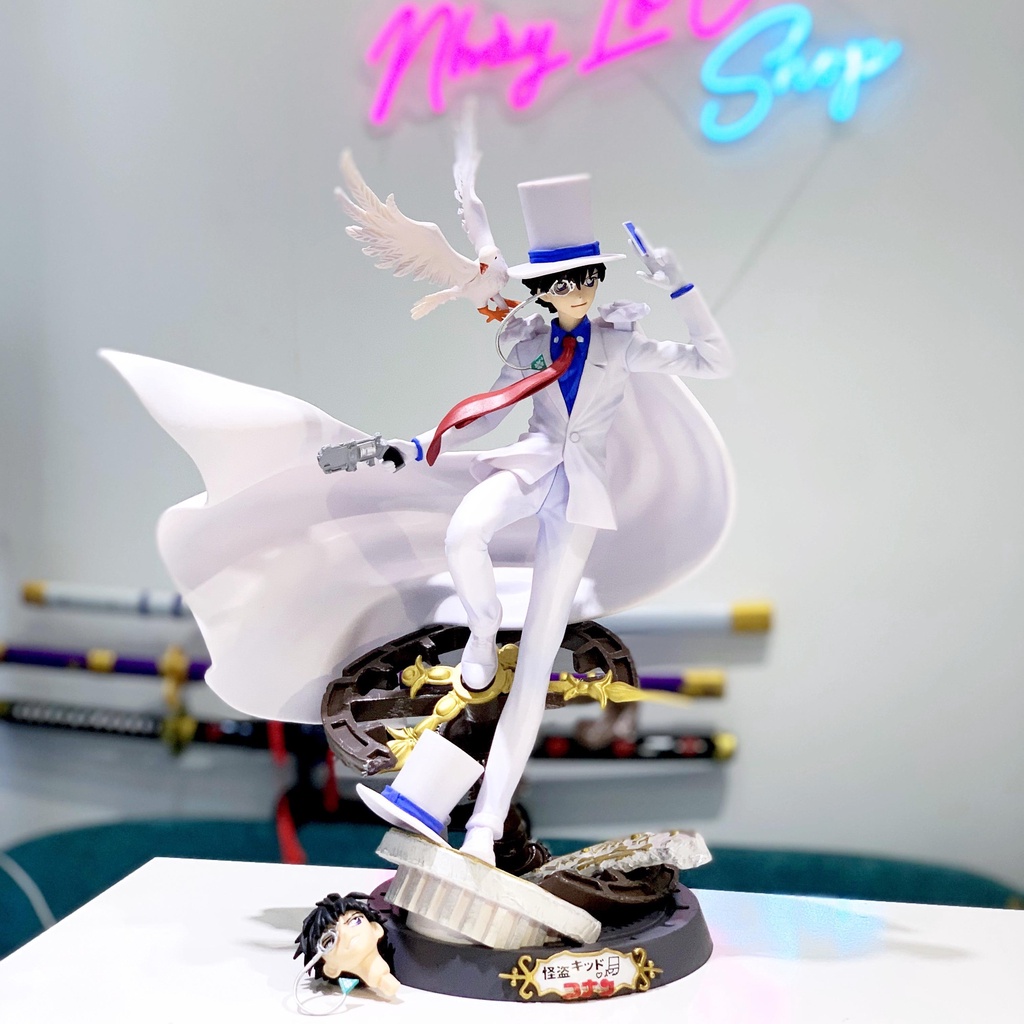 Mô hình Kaitou Kidou cao 31CM, 2 đầu thay thế 2 thay thế cao 31CM - Conan