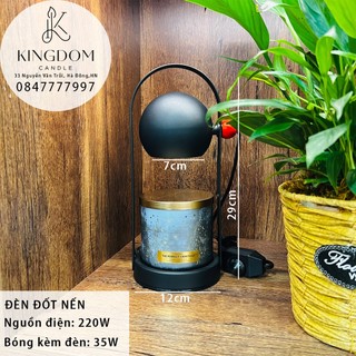 Đèn đốt nến thơm phong cách Bắc Âu - Phụ kiện nến thơm Yankee, Bath & Body Works - GU10 35W - Hàng sẵn Hà Nội