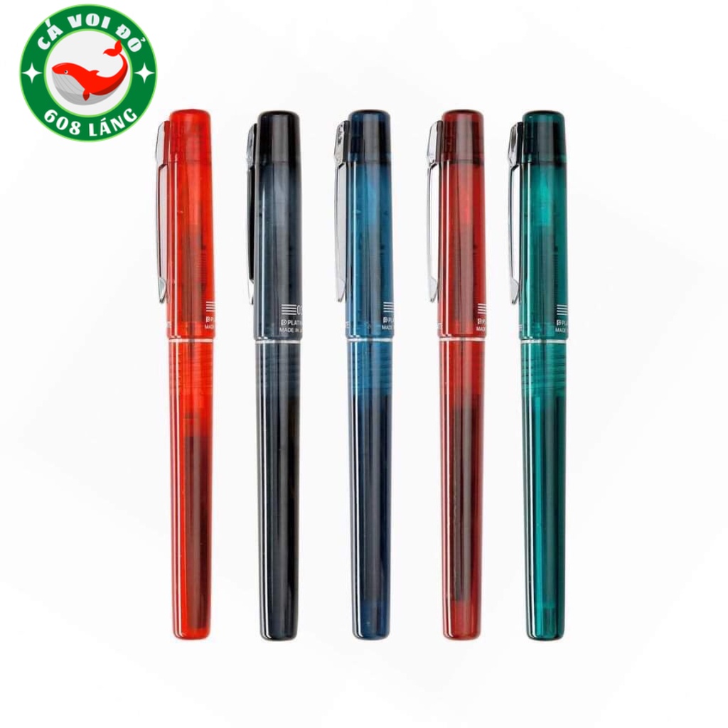 Bút máy Platinum Prefounte màu đỏ, xanh, đen 0.3F và 0.5M