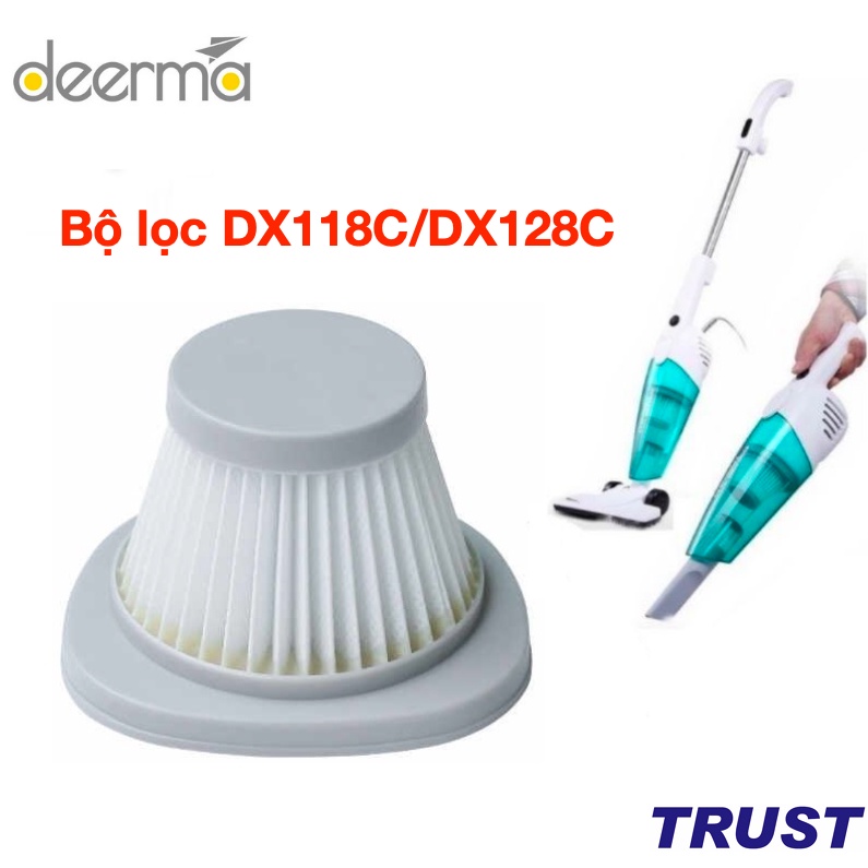 Bộ Lõi Lọc Deerma DX115C / DX118C máy hút bụi cầm tay - Chính Hãng