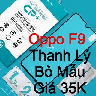 Cường lực Oppo F9 hiệu Nillkin.tw Full viền màu (Đen)