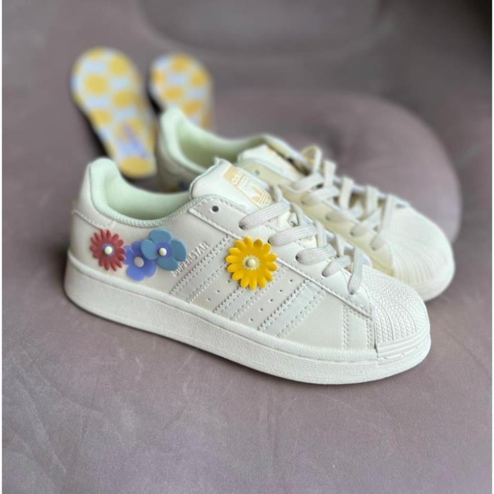 Giày Adidas Superstar Sò 4 Màu, Giày Sneakers Adidas Sò Bản Classic Mới Nhất, Sò Hoa bản đặc biệt hot 2023