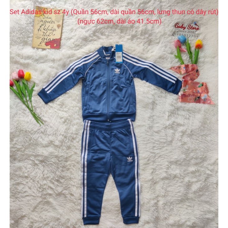 Set quần áo Adidas cho bé hàng auth