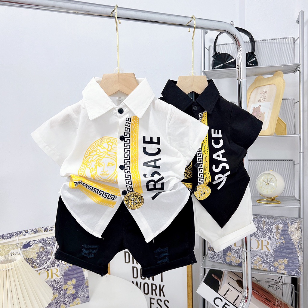 Sét sơ mi nam VERSACE quần kaki (8-16kg)