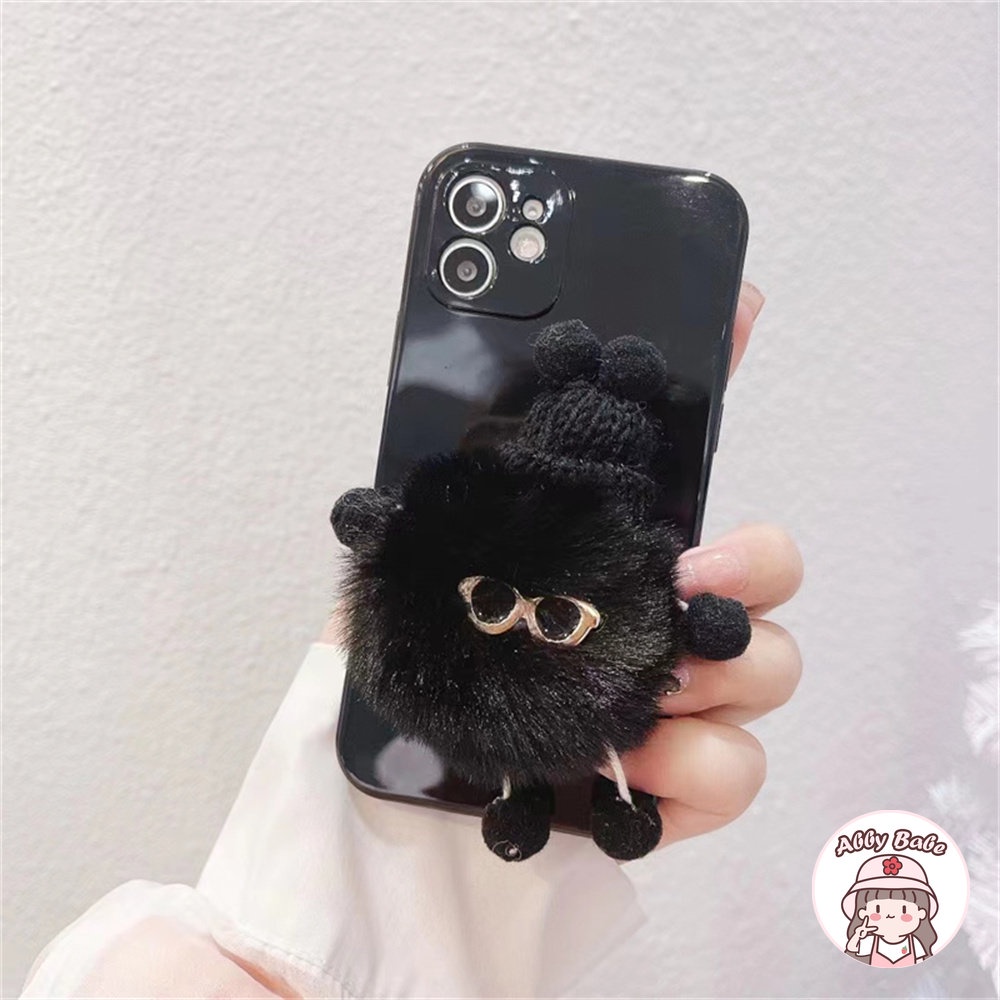 Ốp Điện Thoại TPU Mềm Hình Quái Vật Đeo Kính Râm 3D Cho IPhone 14 Pro Max 11 13 12 Pro Max X XS Max XR