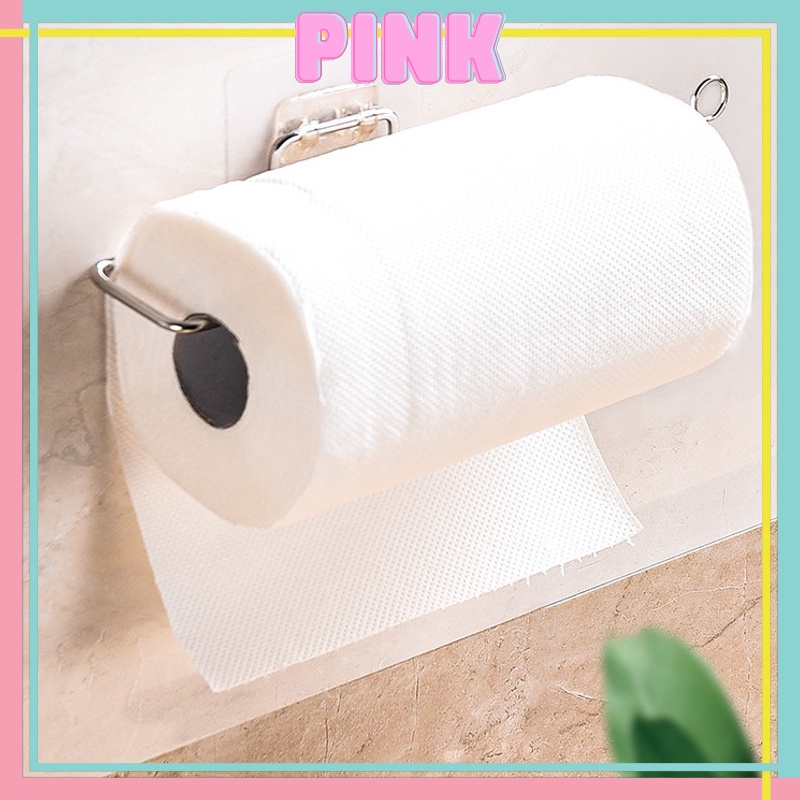 Giá Móc Treo Cuộn Giấy Nhà Bếp Giấy Vệ Sinh Treo Khăn PINKWISH A154